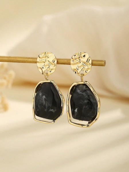 Bohemian High-End Resin Fashion Classic Versatile Earrings