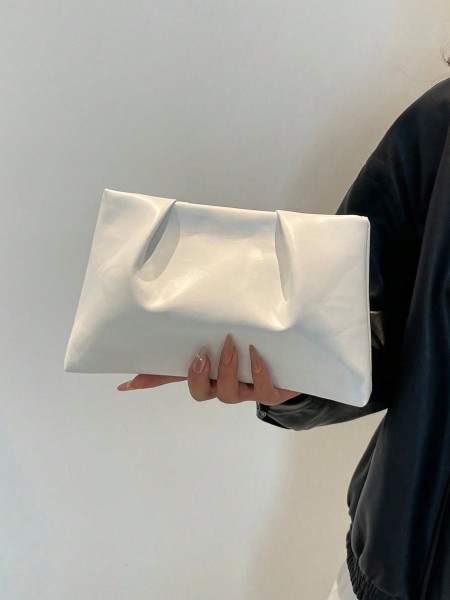Bolso de Mano de Color Sólido de Moda de Primavera/Verano