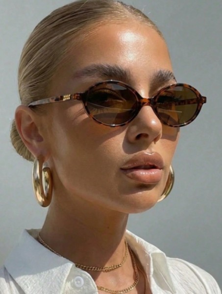 Lunettes de Soleil Rétro Ovales