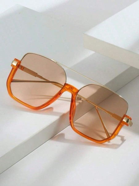 Oversized Retro Women's Glasses, For Beach Travel Daily Business Casual