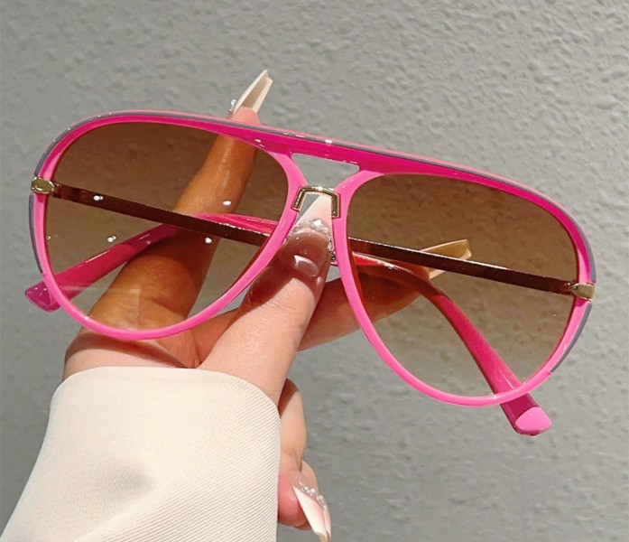 Pink Women's Summer Beach Glasses