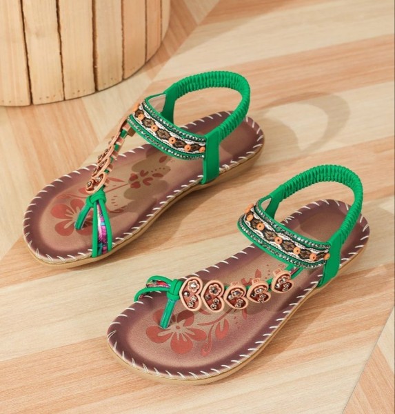 Sandalias Planas de Playa de Moda de Verano para Mujeres