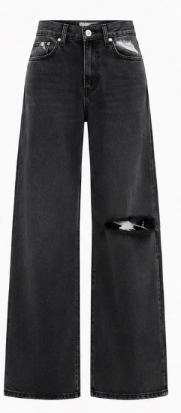 Wide dark jeans