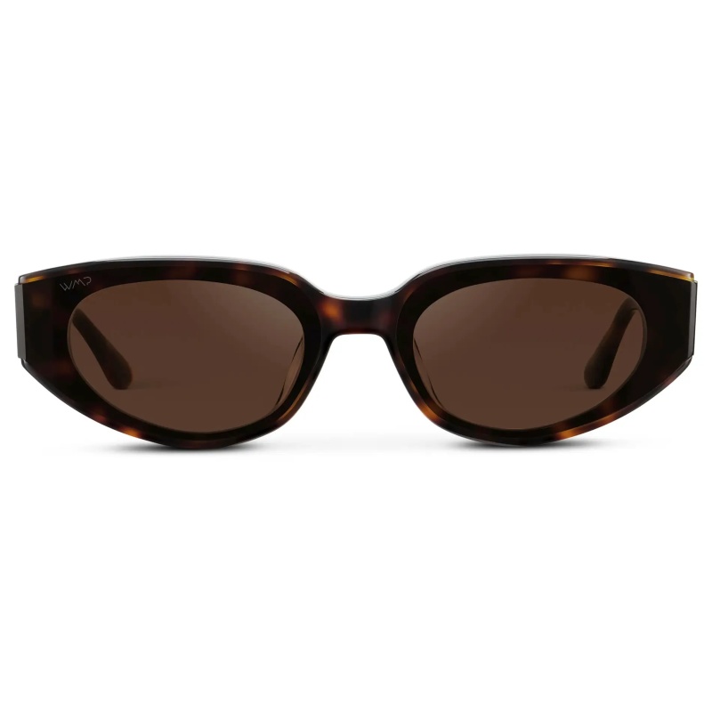Lunettes de soleil œil de chat à lentilles plates pour femmes