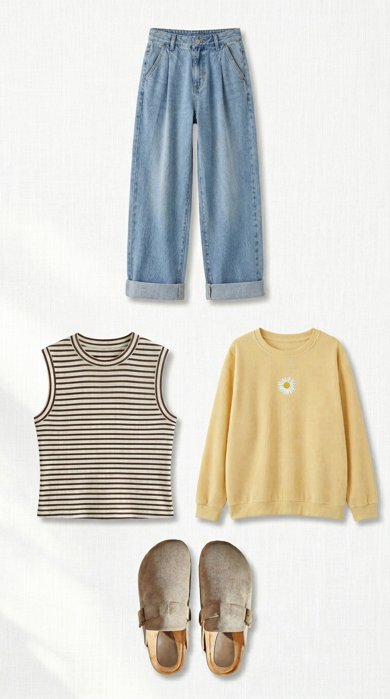 aesthetic chill outfit [Casual]