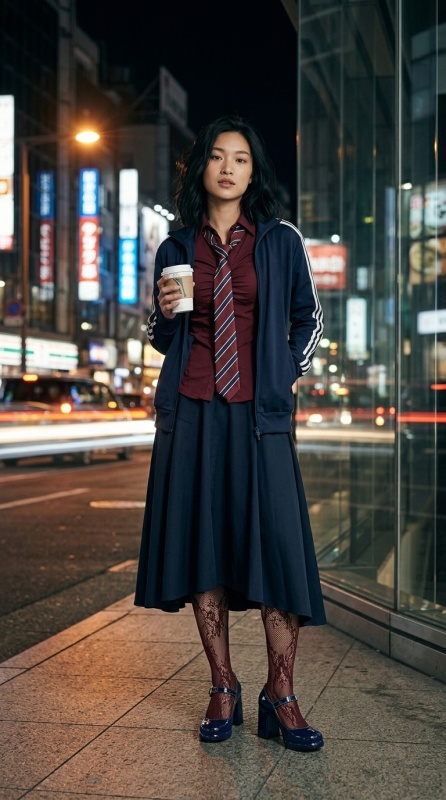 Conjunto de moda de primavera para la noche [Belleza]