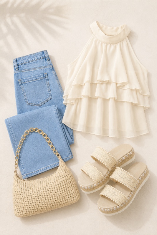 Denim Crema de Playa [Casual]