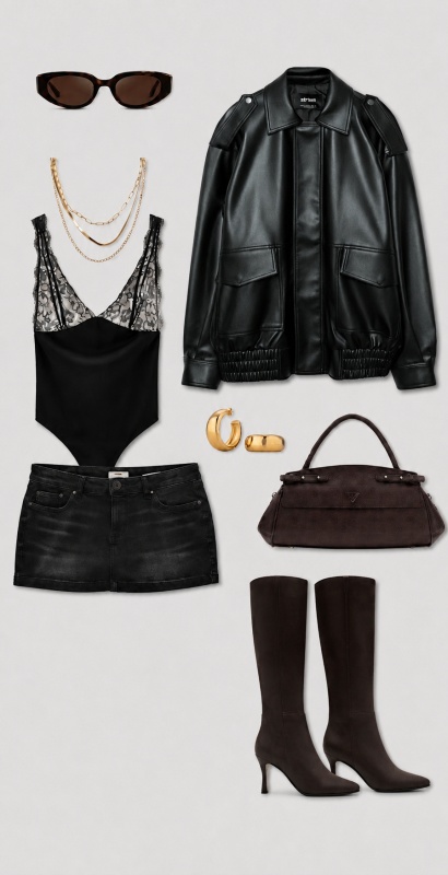 Edgy Chic Look
