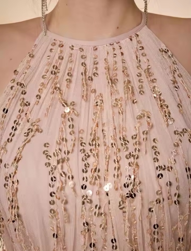 Elegant Ball Dress Belt Lace up Long [Beauty]