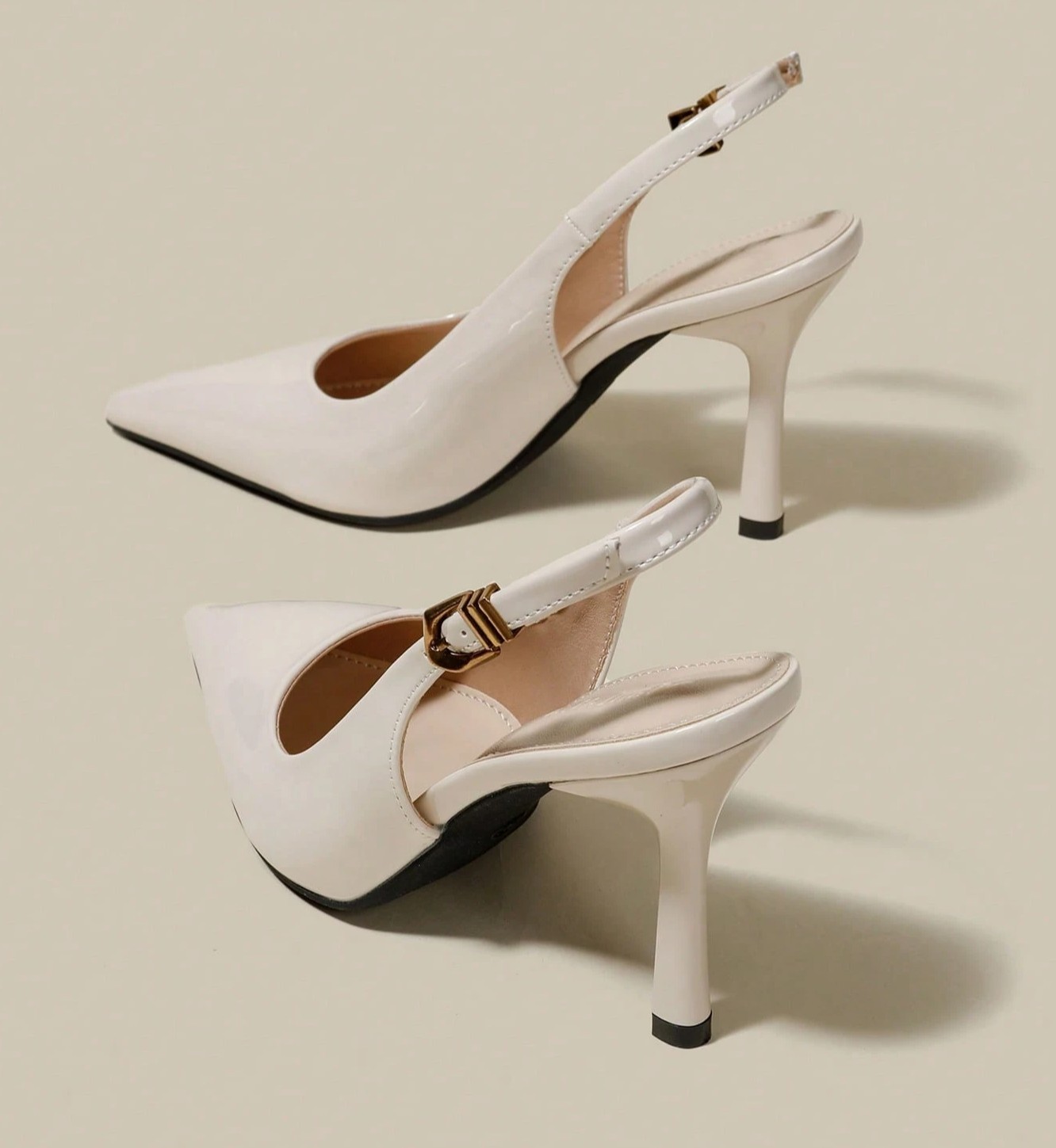 Elegant Formal Fashion Closed-Toe Party Dress Shoes With Ankle Strap