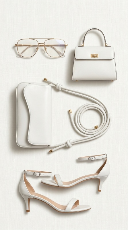 Look Clean Girl Luxe : Vestido Blanco Elegante + Accesorios Dorados Verano 2026 [Lujo]
