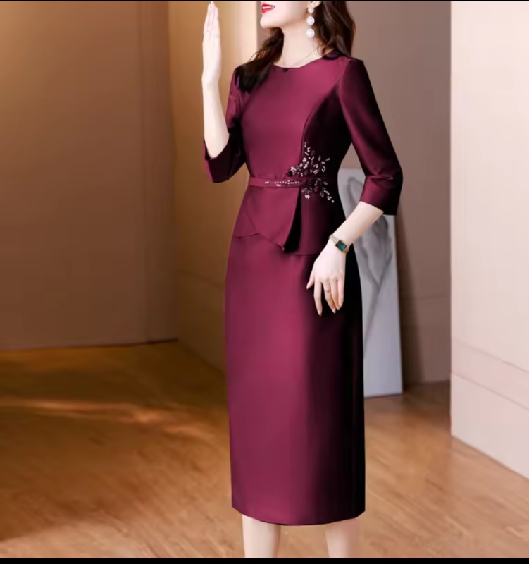 Robe de mariée élégante mi-longue