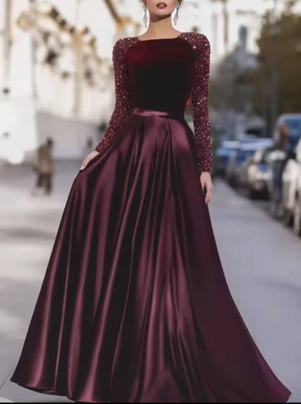 Robe Maxi Élégante pour Soirée Formelle et Fête