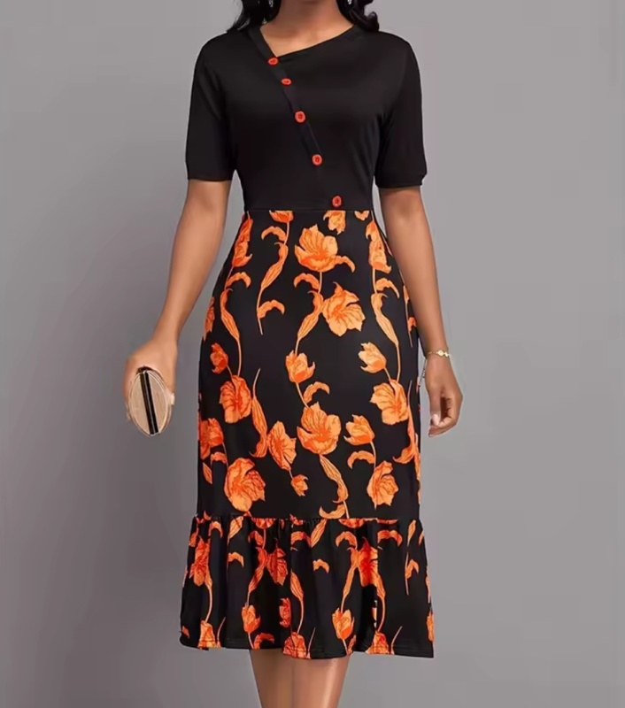 Vestido longo preto