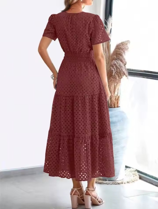 Women's Marked Midi Dress Chic Everyday Wear For All Occasions [Beauty]
