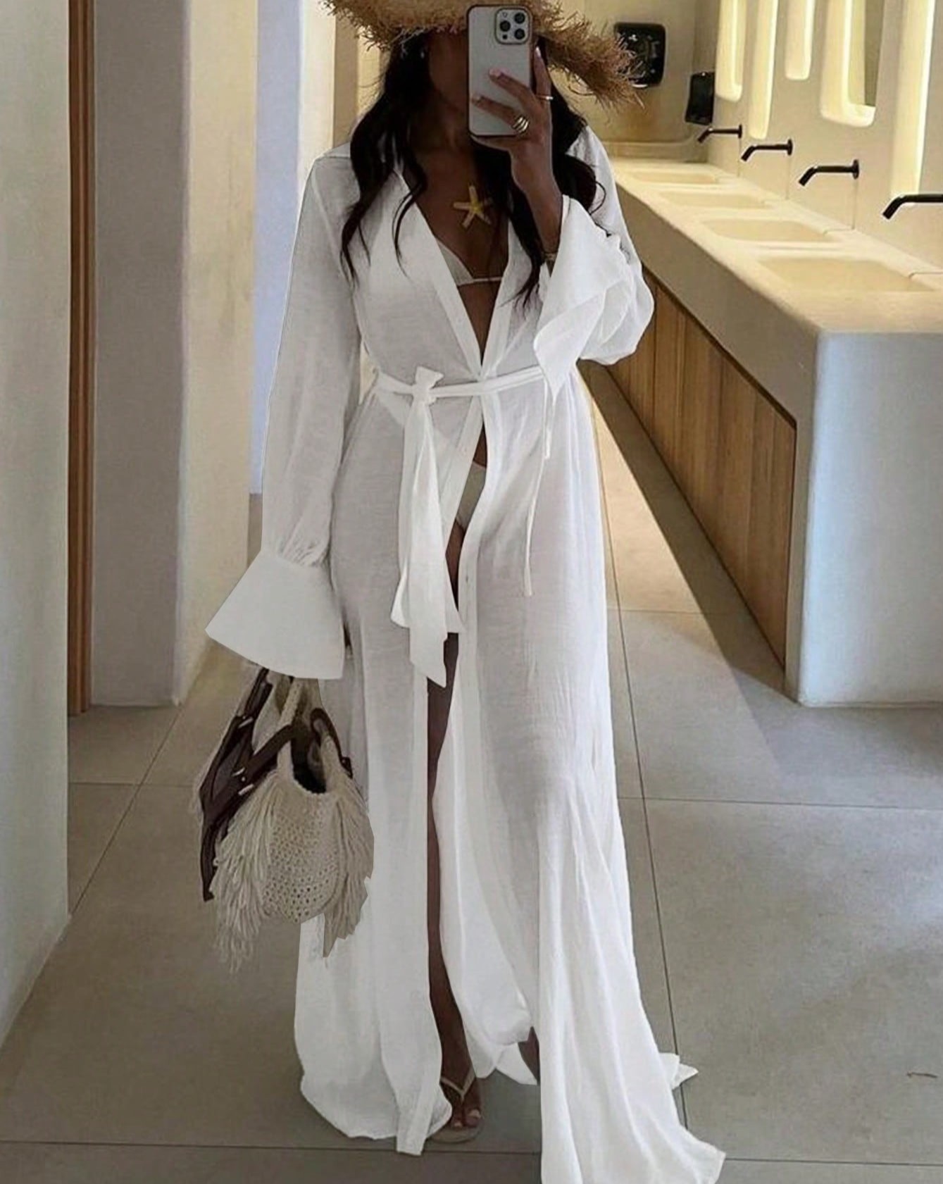 Women's Vacation Casual Minimalist Sexy Regular-Shoulder Long Sleeve Shirt With Lapel