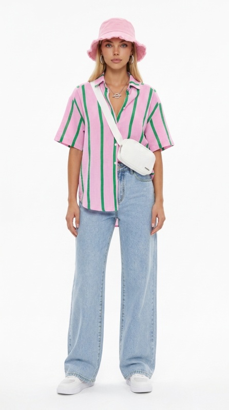 Yaz sokak jeans outfit [Sokak Giyimi]
