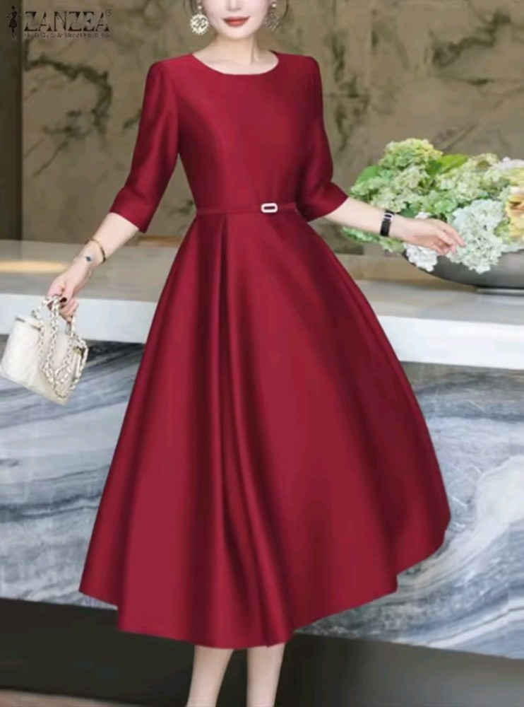 Abito Donna Elegante Chic in Raso Moderno [Bellezza]
