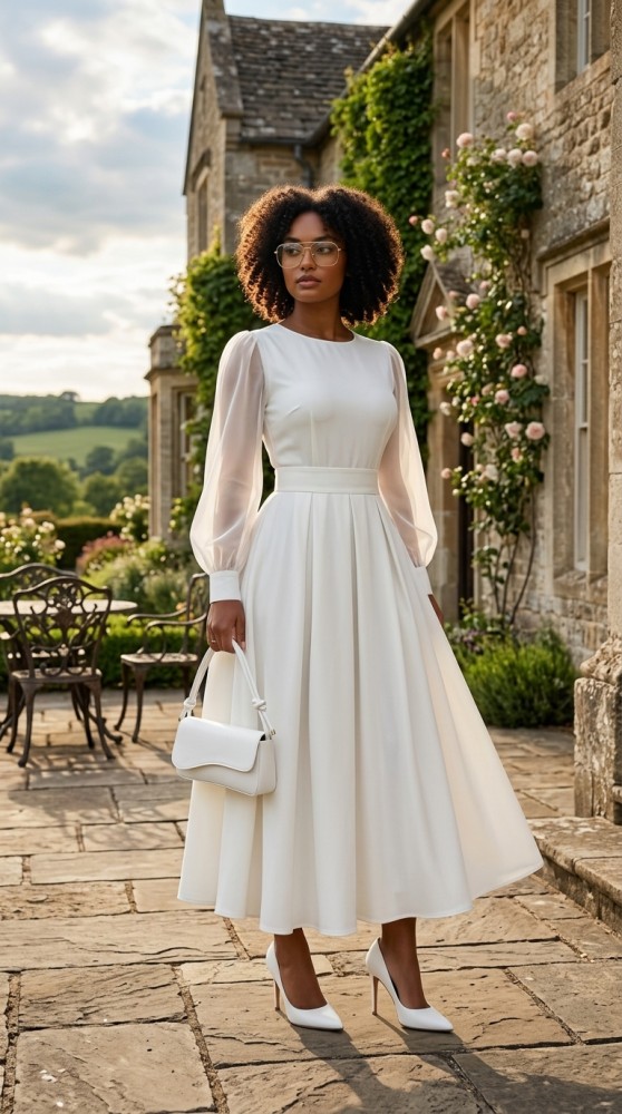 Look Clean Girl Luxe: Abito Bianco Elegante + Accessori Dorati Estate 2026 [Lusso]