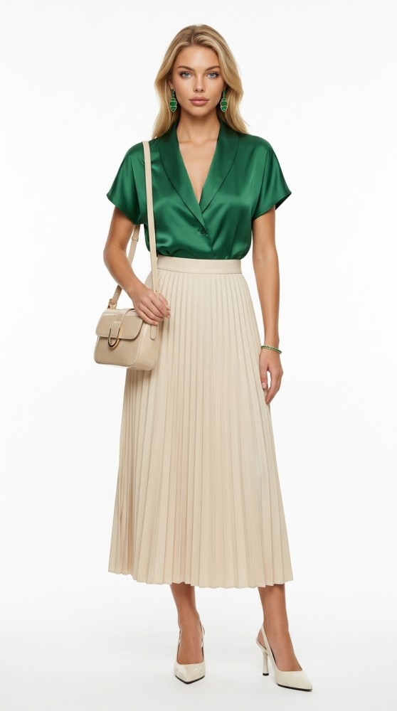 Outfit Casual per Appuntamento Quotidiano Mood Smeraldo [Casual]