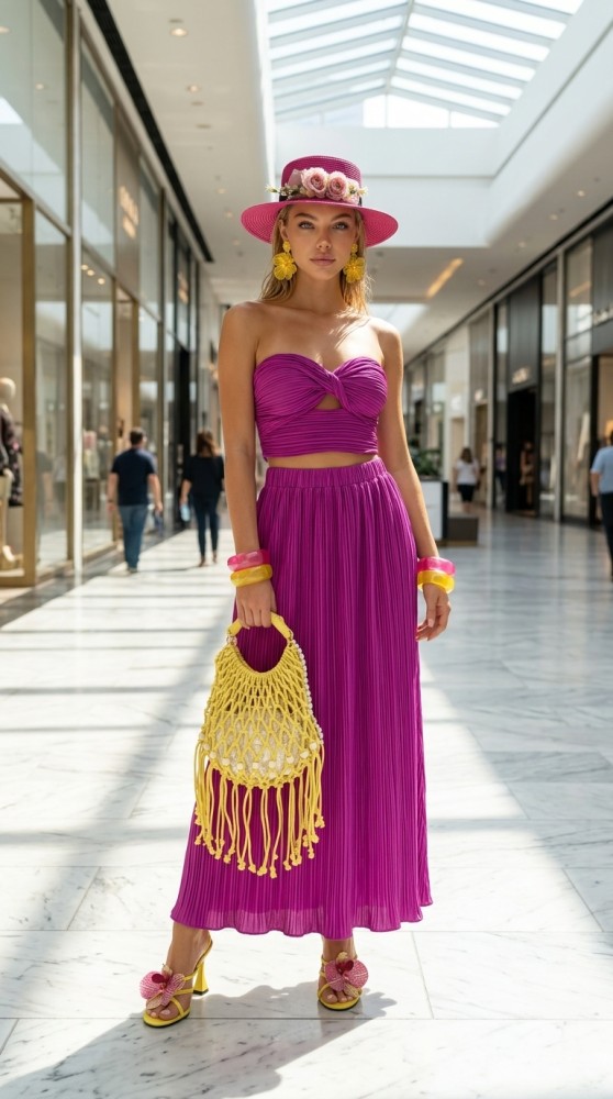 Outfit Romántico de Verano Vibrante [Casual]