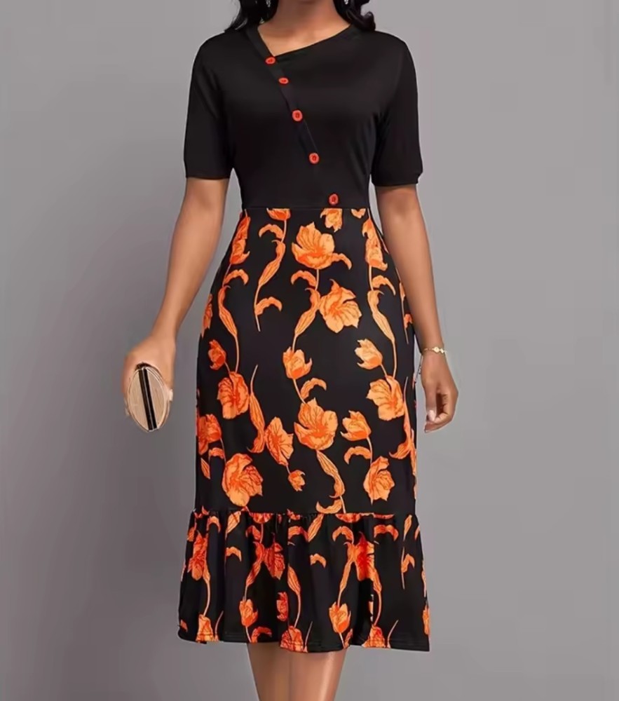 Robe longue noire [Beauté]