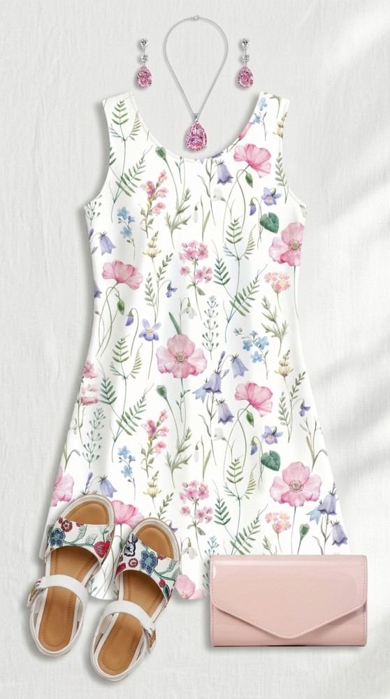 Summer Floral dress Casual Look [Casual]