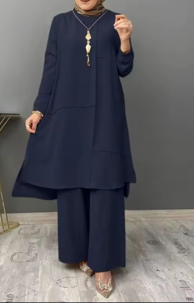 Women Matching Sets Stylish Long Tops Pant Sets [Activewear]
