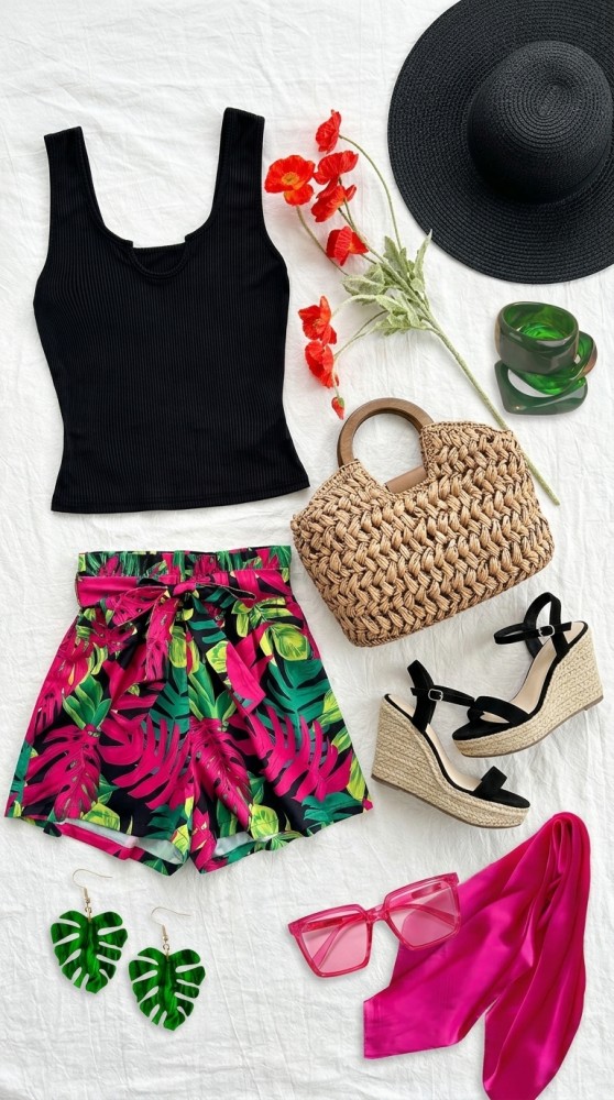 Тропічний літній відпускний лук [Купальники]