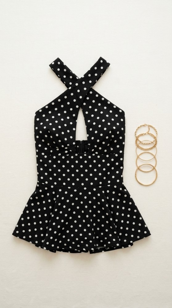 Mini vestido de lunares