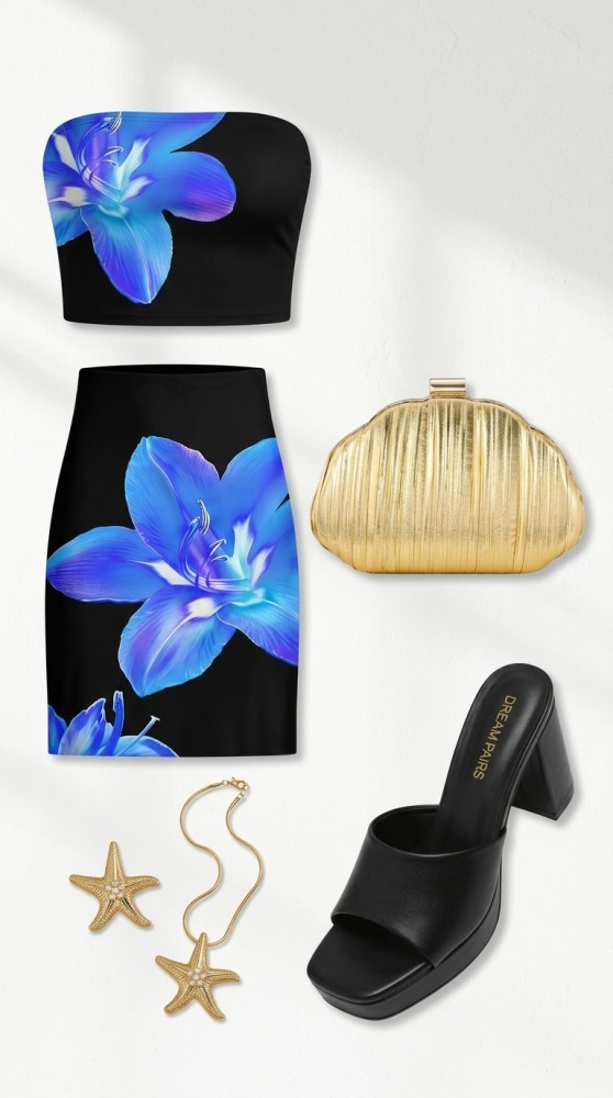 Tenue Florale pour Soirée de Vacances